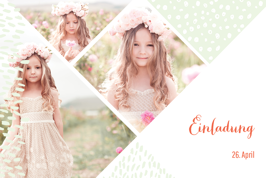 Einladungskarten — Frühjahrslook