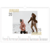 Fotokalender A3 — Doppelter Text [Januar]