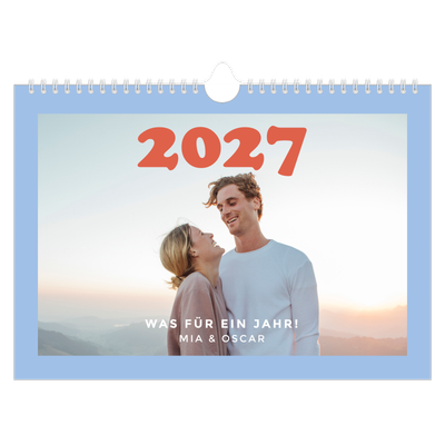 Fotokalender A4 — Rahmen im Retrostil [deckblatt]