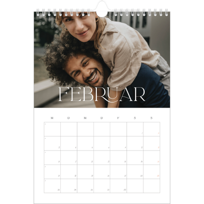 Fotokalender A4 (20 x 30 cm) — Überlebensgroß [Februar]