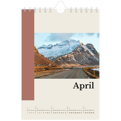 Fotokalender A5 — Sehenswürdigkeiten der Welt [April]