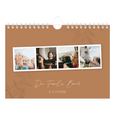 Fotokalender A5 — Warme Erdtöne [deckblatt]
