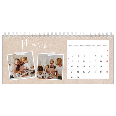Tischkalender — Scrapbook Kalender [Marsch]