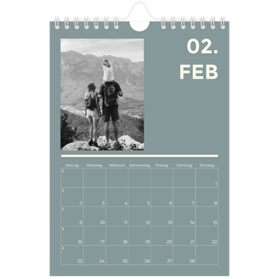 Fotokalender A5 — Modern und kräftig [Februar]