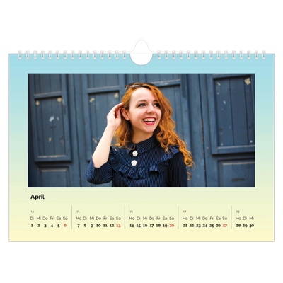 Fotokalender A4 — Playful Pastel [April]