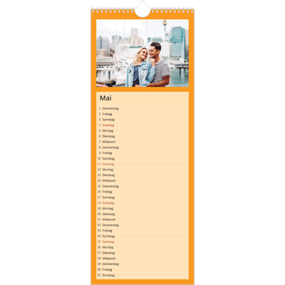 Küchenkalender  — Farbenfroher Hintergrund [deckblatt]