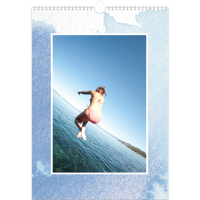 A3 Jahreskalender — Wasserfarben Hintergründe [deckblatt]