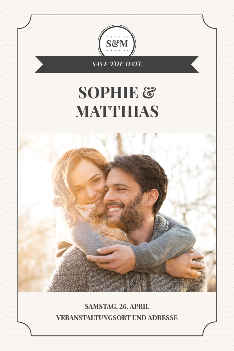 Save the date — Designstempel