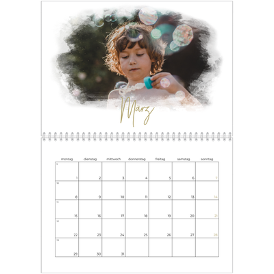 Fotokalender A4 doppelt (30 x 40 cm) — Fotoeffekte [Marsch]