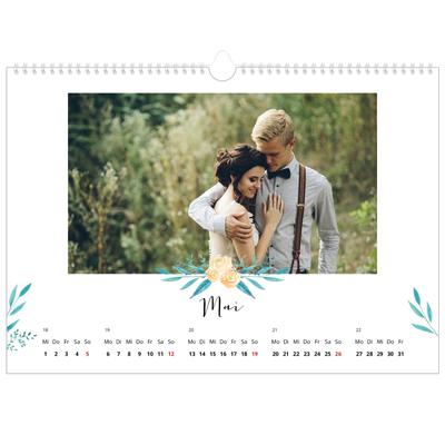 Fotokalender A3 — Blumen-Illustrationen [deckblatt]