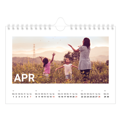 Fotokalender A5 — Großer Monat [April]