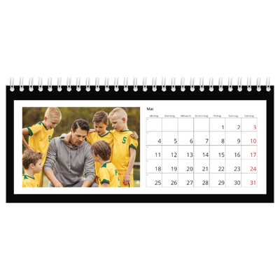Tischkalender — Schwarzer Rahmen [deckblatt]