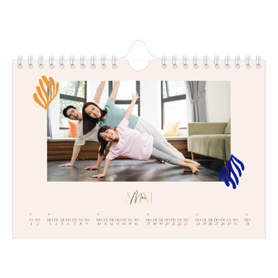 Fotokalender A5 — Verspielte Korallen [Mai]