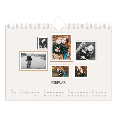 Fotokalender A5 — Fotowand [Februar]