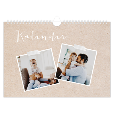 Fotokalender A4 — Scrapbook Kalender [deckblatt]