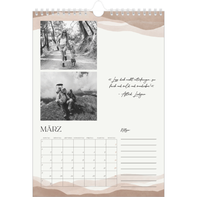 Fotokalender A4 (20 x 30 cm) — Positive Zitate [Marsch]