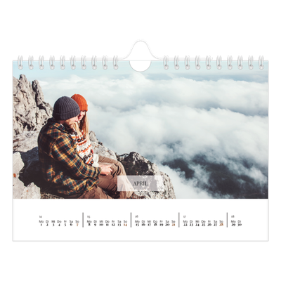 Fotokalender A5 — Klassischer Kalender [April]