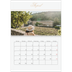 Fotokalender A4 doppelt (30 x 40 cm) — Goldschrift Banner [April]