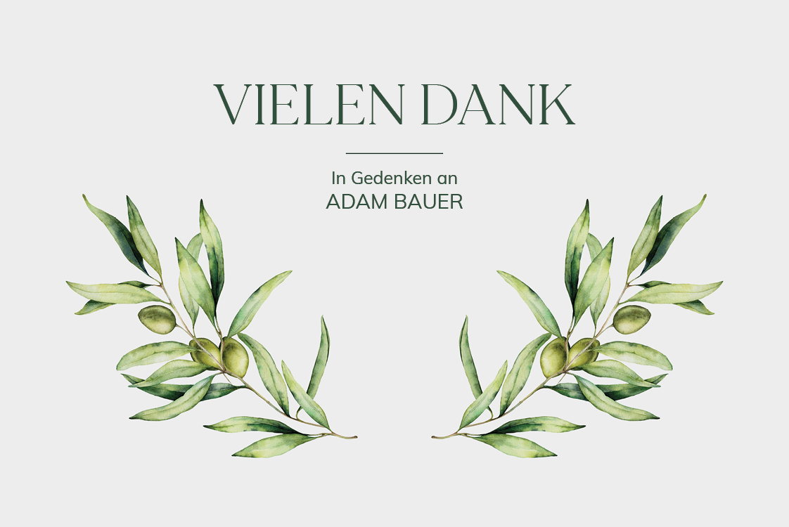 Dankeskarten — Friedvolles Danke