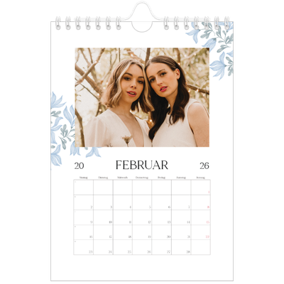 Fotokalender A5 — Elegante Blumen [Februar]