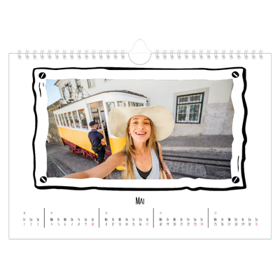 Fotokalender A4 — Scrapbook-Schnappschüsse [deckblatt]
