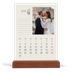 Tischkalender mit Holzfuß Hochformat  — Blühende Initialen [deckblatt]