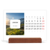 Tischkalender mit Holzfuß Querformat  — Die ganze Geschichte [Januar]