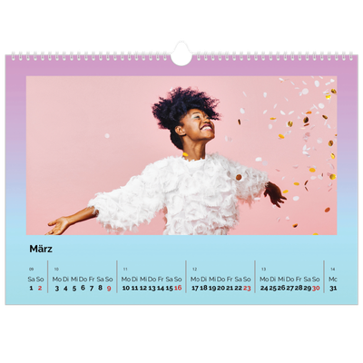 Fotokalender A3 — Playful Pastel [Marsch]