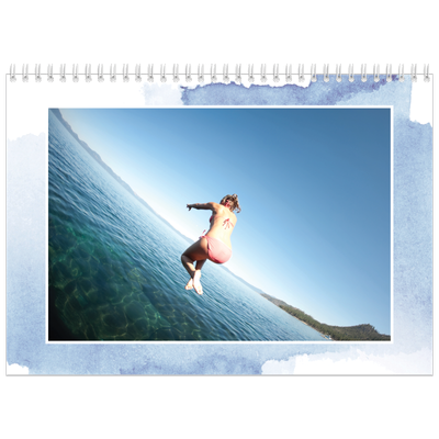 Fotokalender A4 doppelt (30 x 40 cm) — Wasserfarben Hintergründe [deckblatt]