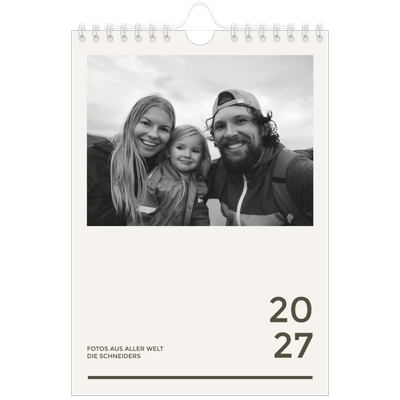 Fotokalender A5 — Modern und kräftig [deckblatt]