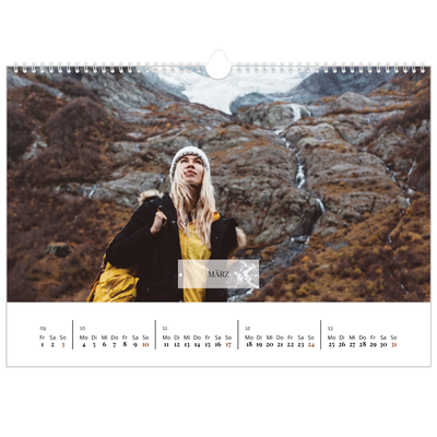 Fotokalender A3 — Klassischer Kalender [Marsch]