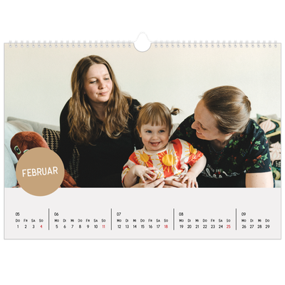 Fotokalender A3 — Fotosticker [Februar]