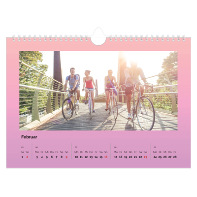 Fotokalender A4 — Playful Pastel [Februar]