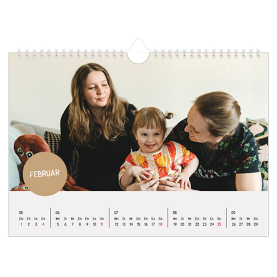Fotokalender A4 — Fotosticker [Februar]