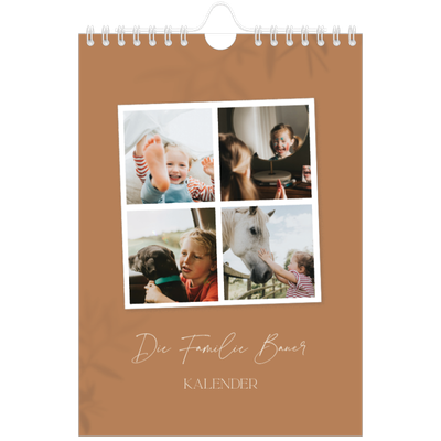 Fotokalender A5 — Warme Erdtöne [deckblatt]