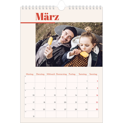 Fotokalender A4 (20 x 30 cm) — 90er Nostalgie [Marsch]