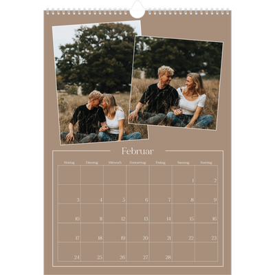 A3 Jahreskalender — Gebastelte Momente [Februar]
