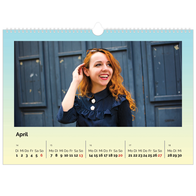 Fotokalender A3 — Playful Pastel [April]