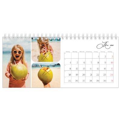 Tischkalender — Schrift und Schnappschüsse [deckblatt]