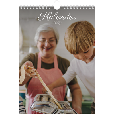 Fotokalender A4 (20 x 30 cm) — Handgeschriebener Monat [deckblatt]