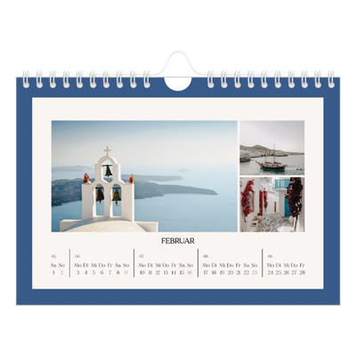 Fotokalender A5 — Klassische Farben [Februar]