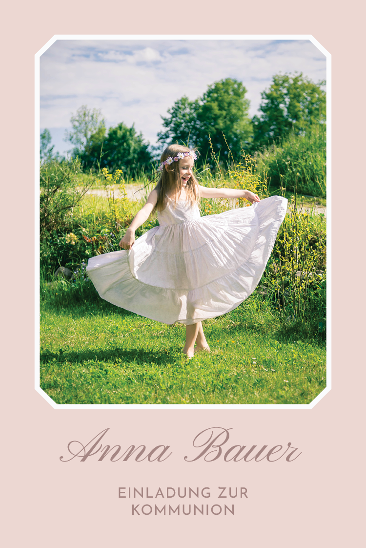 Einladungskarten — Ballett Rosa