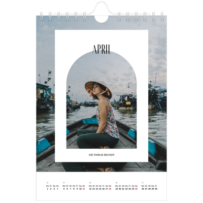 Fotokalender A5 — Der offene Bogen [April]