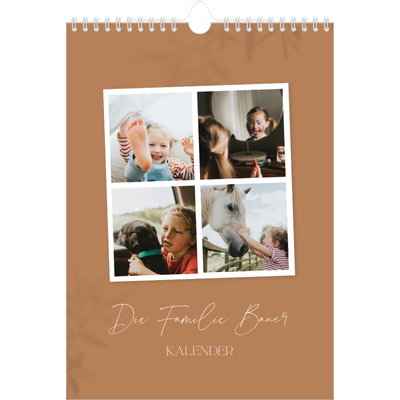 Fotokalender A4 (20 x 30 cm) — Warme Erdtöne [deckblatt]