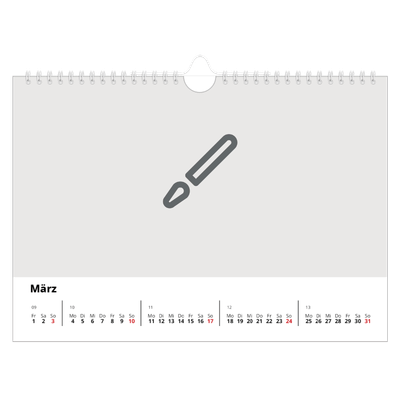 Fotokalender A4 — Gestalte deine eigenen Produkte [Marsch]