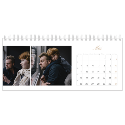 Tischkalender — Eleganter Kalender [deckblatt]