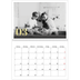 Fotokalender A4 doppelt (30 x 40 cm) — Große Glitzerzahlen [Marsch]