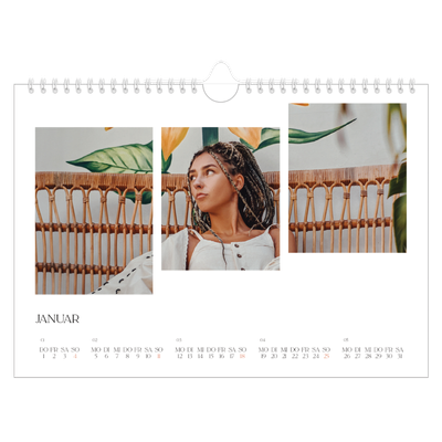 Fotokalender A4 — Reisemosaike [Januar]