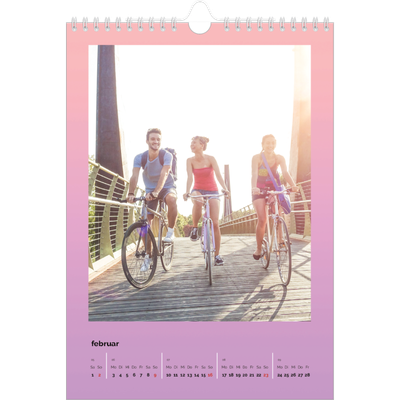 Fotokalender A4 (20 x 30 cm) — Playful Pastel [Februar]