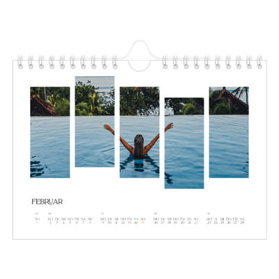 Fotokalender A5 — Reisemosaike [Februar]